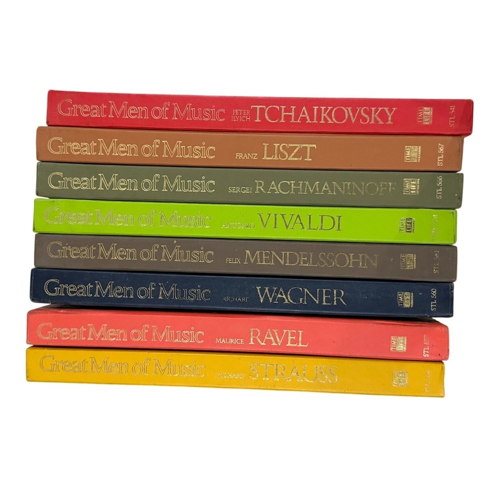 Time-Life Great Men of Music LP Box Set Lot 1 of 2 8 Composer Sets